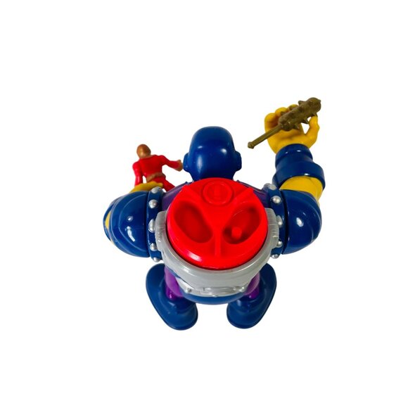 Dc Comics Imaginext 2017 Mongul Supervillain & Knight With Weapon Accessories - Picture 8 of 11